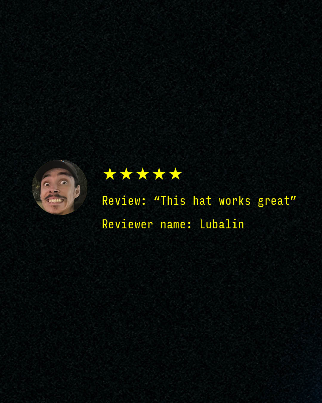 “haha, no worries” cap